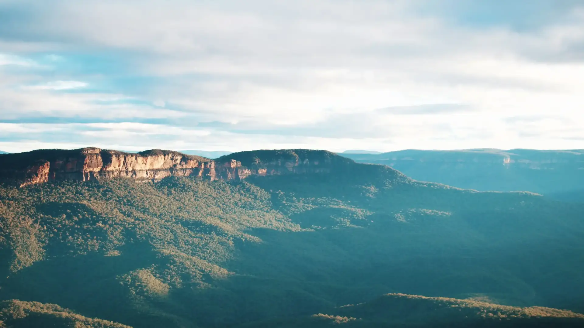 A valley in the Blue Mountains, New South Wales.