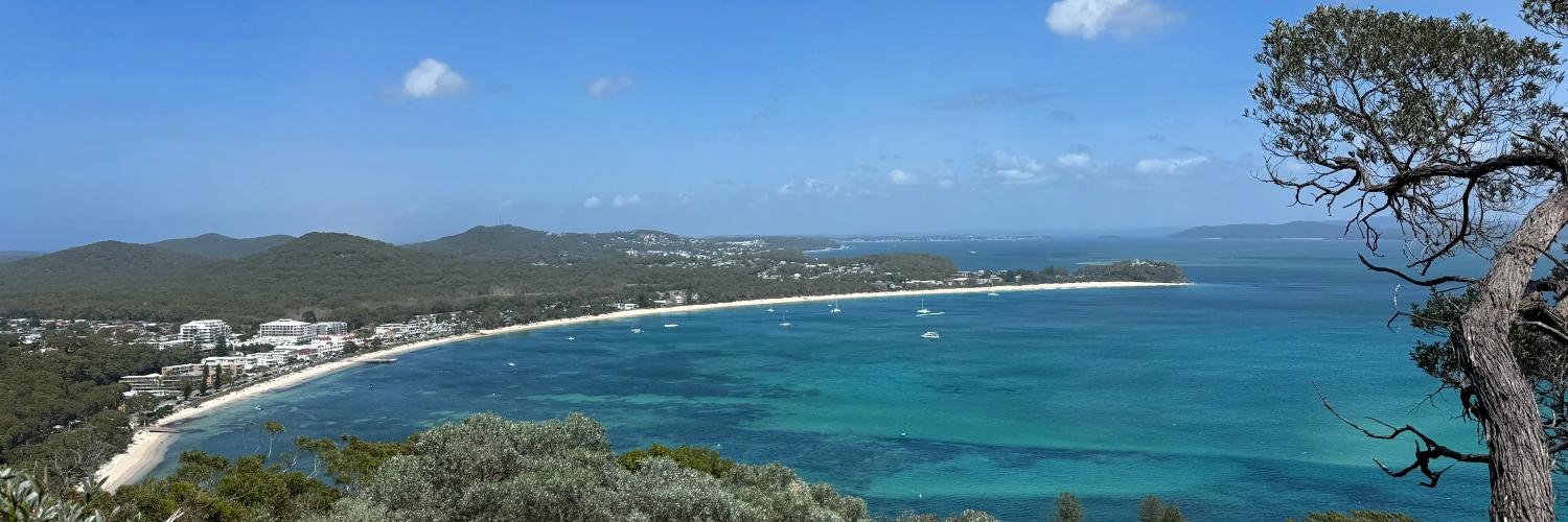 Shoal Bay as seen from Tomaree Head Lookout
